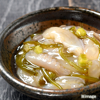 芥末章鱼拌裙带菜芽